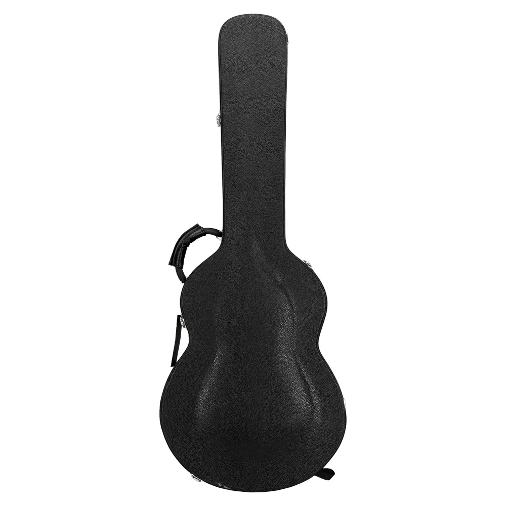 335 Style Semi-Hollow/Hollowbody Electric Guitar Hard Case - Wood & High-End Fine-Grain PU Leather Construction, Standard Fit, Square Shape, Handle, Lockable Latch, Storage Compartment, Wood & Leather, (45.7 X 17.9 X 5.5)" / (116 X 45.5 X 14)Cm, 7.8Lbs /