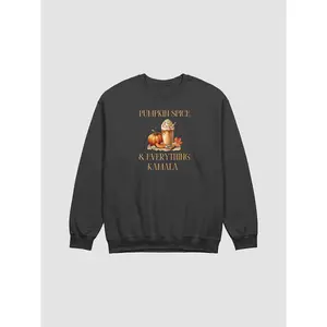 Pumpkin Spice And Everything Kamala Fall Sweatshirt