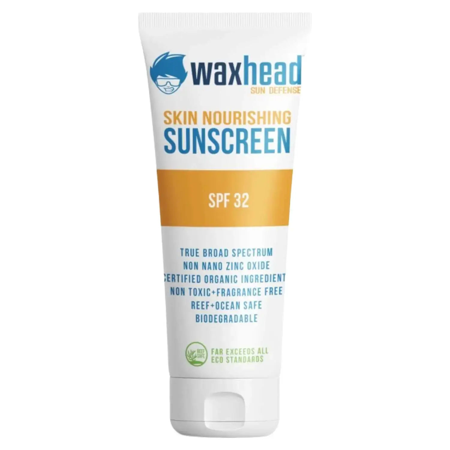 Unisex SPF Sunscreen Lotion Everyday Natural Facial Sunscreen Cream SPF 32 - Organic, Gentle, Lightweight, Hydrating, UV-Protective, Anti-Aging, Sensitive Skin Repair, Non-Nano Zinc Oxide, Eco-Friendly, Biodegradable, Fragrance-Free, For All Skin Types