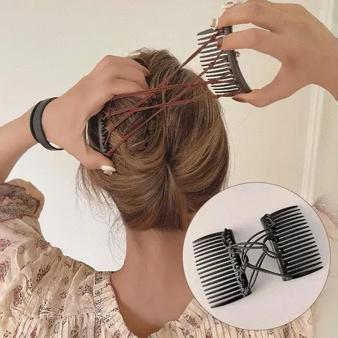 Hair Bun Maker, Hair Twisting Tool, Hair Styling Tool for Women & Girls, Minimalist Headwear Suitable for Thick Hair, Fashion Heatless Hair Accessories for Party, Daily Clothing Decor, Heatless Styling Tools