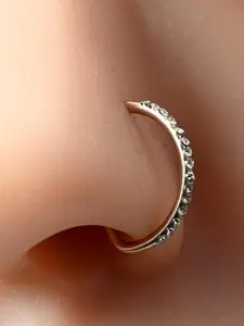 Fake Nose Ring Hoop, Faux Nose Ring for Non Pierced Nose, Hoop Ring, Nose Rings Hoops, Nose Cuff Clip on Nose Ring, Fake Piercing Jewelry for Women Men