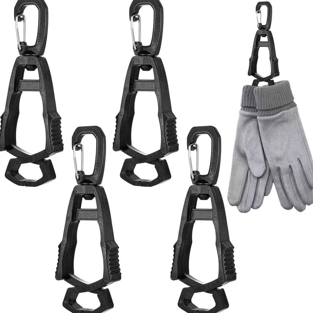 4Pcs Glove Clips for Work Glove Holders forDuty Belt, Safety Belt Clip for ConstructionWorker Gloves Grabber Clip for ConstructionAccessories