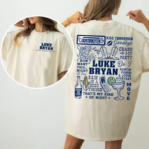 Lukee Bryann , Country Song Came On Tour Merch, Country Music Tees, Western Outfits, Gift For Fans Vintage Y2K Graphic T-Shirt