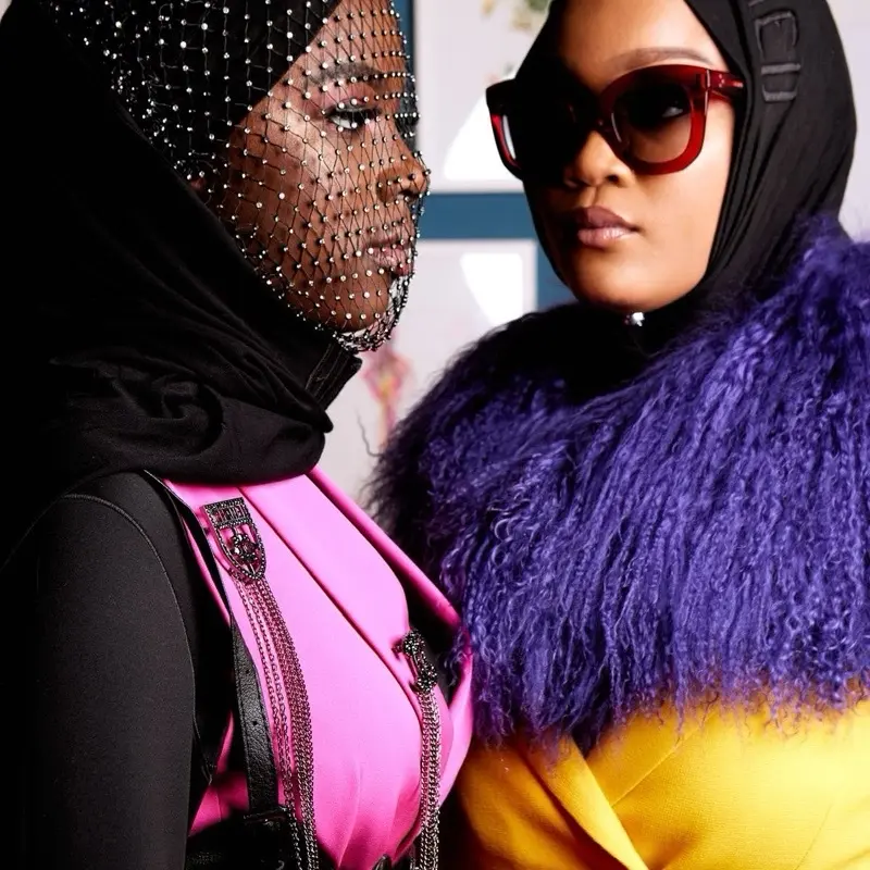 Shayla Signature Hijabified Shayla - Black and White Patterned