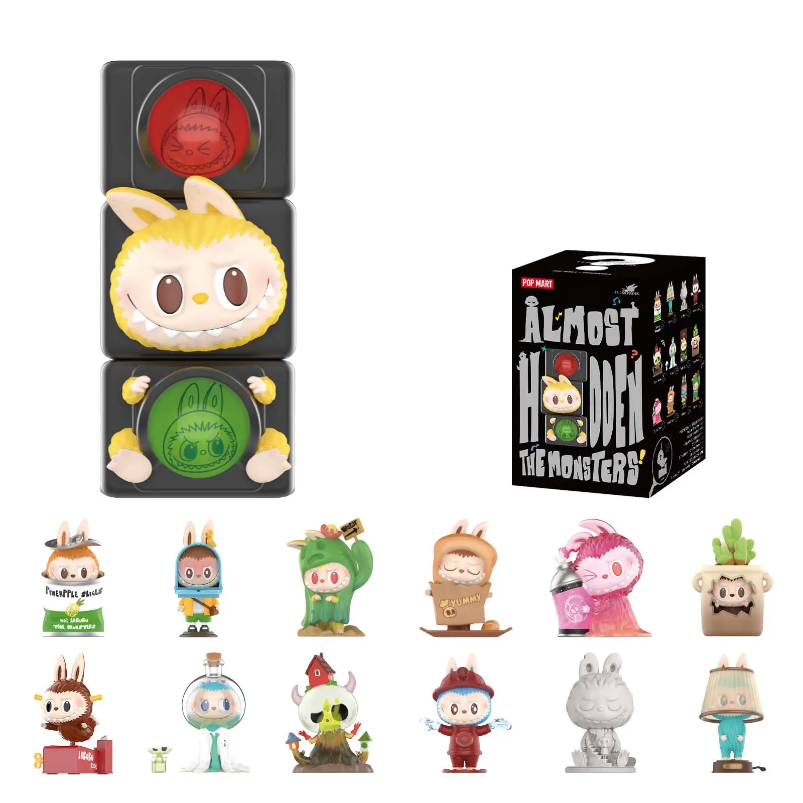 THE MONSTERS Almost Hidden Series Figures Blind Box, Mystery Box