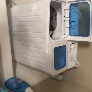 Product Review of Costway Washing Machine-Portable Mini Compact Twin Tub Washer, Control Knobs, Timer Control, Built-in Pump Drain, Durable Design, Compact Laundry Washer for RV, Apartments and Dorms from 💋**💋