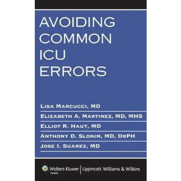 Used Book - Avoiding Common ICU Errors (Paperback) by Elliott R. Haut, English Literature Books