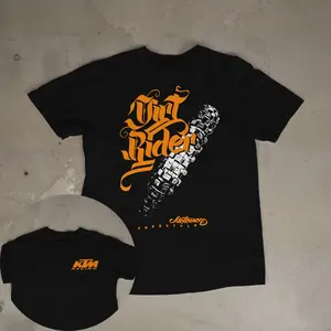 Dirt Rider KTM Racing Vintage T-Shirt | Motocross Freestyle Graphic Tee | Dirt Bike Rider Shirt