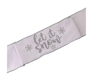 6" x 44" "Let It Snow" Banner by Valerie