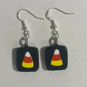 Candy Corn Earrings