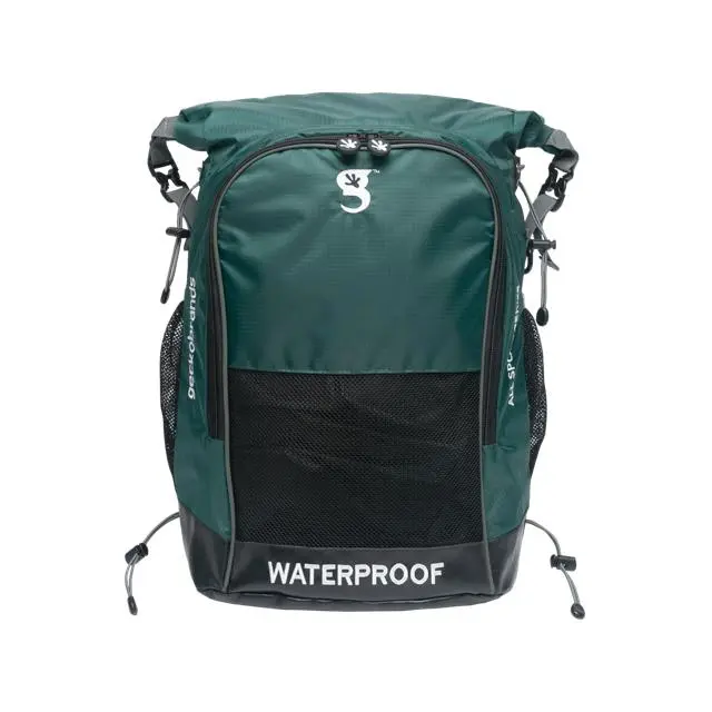 geckobrands Dueler Waterproof 32L Backpack – Versatile Backpack with Dual Compartments for Outdoor Adventures multi-compartment storage ultimate diaper Men's Backpacking Black Backpack athletic
