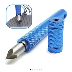 Golf Club Groove Sharpening Tool - Blue Handle with Precision Tip for Golf Club Maintenance