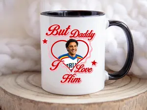 Garrett Graham Daddy I Love Him Mug | Off Campus Briar U Book Coffee Mug | Romance Hockey Graham 44 Tea Cup | Elle Kennedy Merch Book Lover Gift