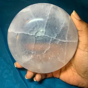 Natural Selenite Crystal Bowl Large