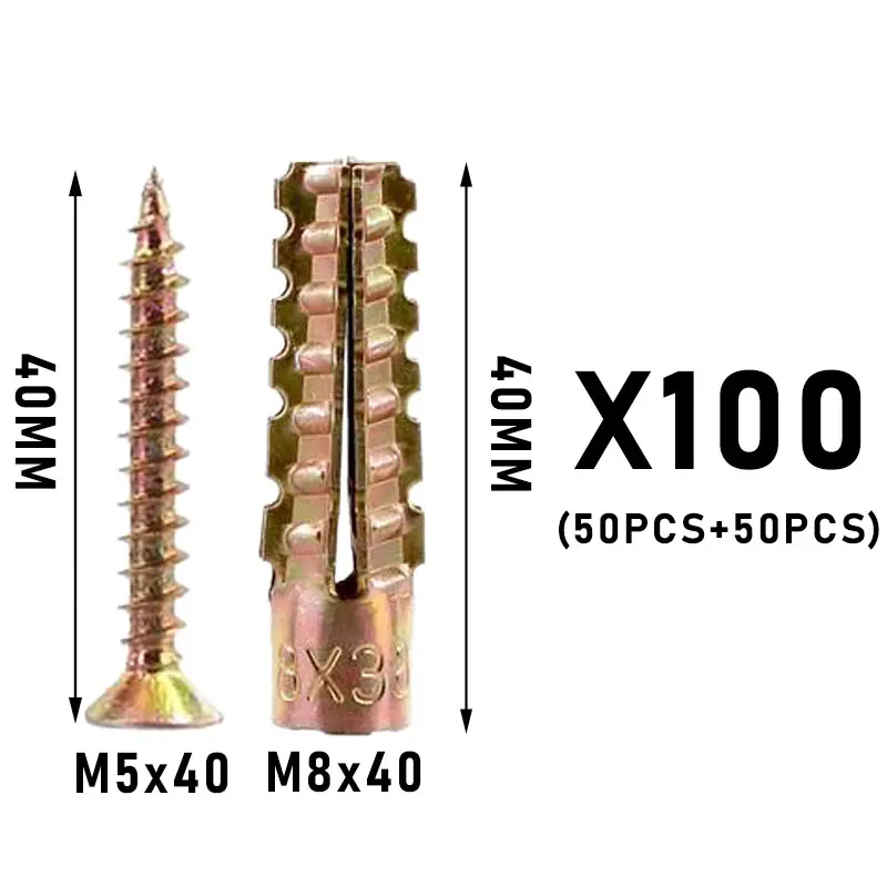 M8*100PCS（50+50）