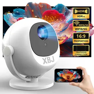 Powered Android 12.0 & Bluetooth 5.0, portable projector supports 4K resolution.features auto keystone correction & manual focus, delivering an immersive viewing experience.Perfect as a gift for back-to-school season, holidays and special occasions.