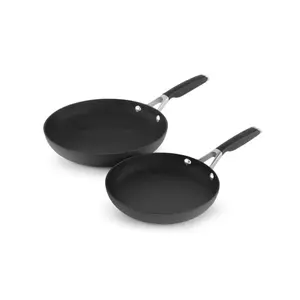 Calphalon Select Hard-Anodized Nonstick 8-Inch and 10-Inch Frying Pan Set Skillets Grill Pan Calphalon Select Hard-Anodized Nonstick 8-Inch and 10-Inch Frying Pan Set Skillets Grill Pan