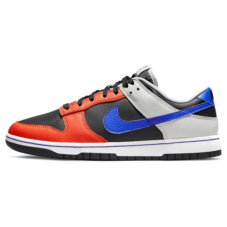 NBA x Nike Dunk Low EMB '75th Anniversary' Knicks Edition Casual Sports Sneakers - Embroidered, Durable Outsole, Lightweight Cushioning, True Size Fit, US M 12.5