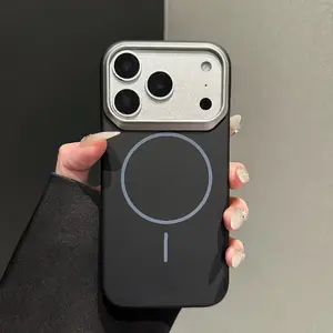 Matte Light Beige-Friendly New Case Cover for Apple iPhone 17 Pro Max, Ultra-thin minimalist magnetic design also compatible with iPhone 16 Pro Max, 14, 15 and 13, Features solid color aesthetic, unisex style, Protective, with Shockproof Protection