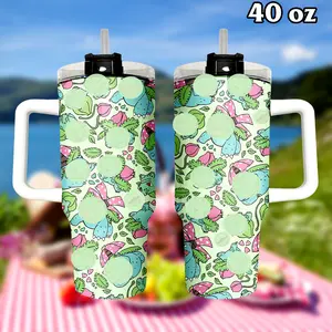 Game Character Print Tumbler 40oz, Classic Gaming Drinkware For Men Women, Car Cup Portable, Everyday Hydration Gamer Gift Idea | 060426.R3056.ID00