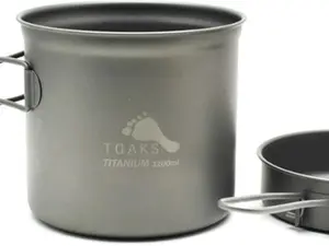 Titanium 1100ml Pot with Pan