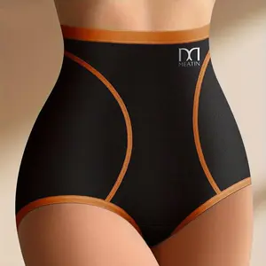 QUASTI 4pcs Comfy Chic Colorblock Briefs for Women's Lingerie & Underwear - Soft Intimates with Breathable Stretchy Fabric for Everyday Comfort and Confidence - S-XXL Sizes