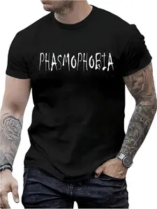 100% Cotton Phasmophobia Fear Ghosts Halloween Horror Phasmophobia T-Shirt