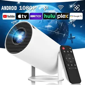 High-Definition Home Projector, Compact Design, Clear Focus, Android 12 System, Portable Smart Projector, Us Plug, Table Mount