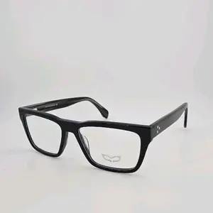 Anonim Eyewear Unisex Black Plastic Eyeglasses Frame for Everyday Wear - Sleek Modern Look & Comfortable Fit