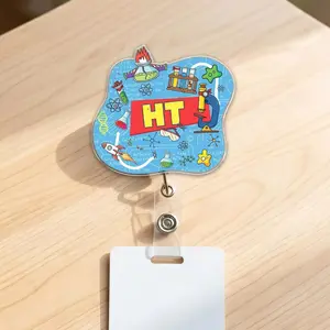 Lab Story 2026 Lab Week Badge Reel, Medical Laboratory Retractable ID Clip G8O