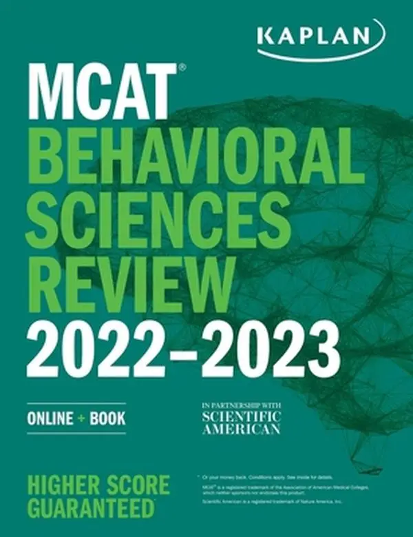 USED Book - MCAT Behavioral Sciences Review 2022-2023: Online + Book by Kaplan Test Prep (Paperback) - english