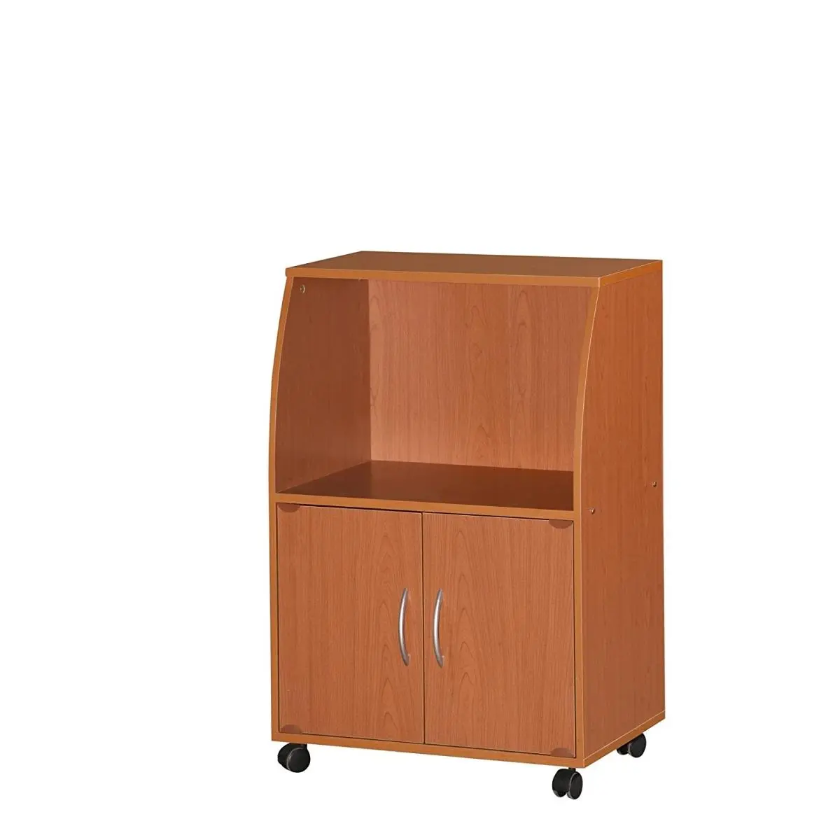 212 MAIN Wood Microwave Cart with Wheels - Cabinet and Storage Unit with Drawers for Organization, 33Hx22Wx15D Home Storage Solution for Commercial & Office Furniture Use