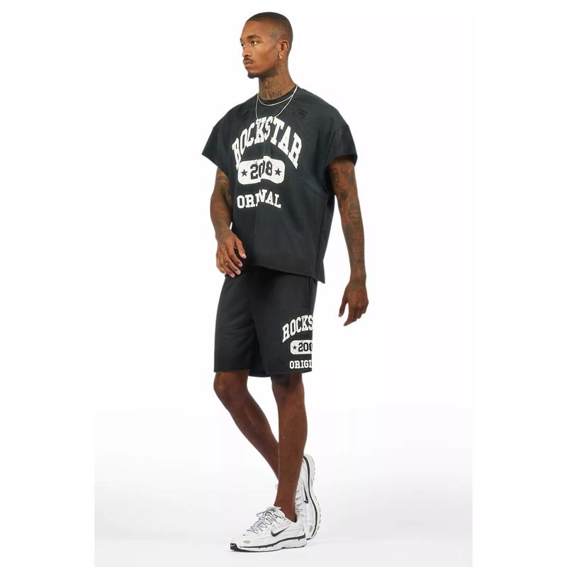 Uppercut Black T-Shirt/Short Set