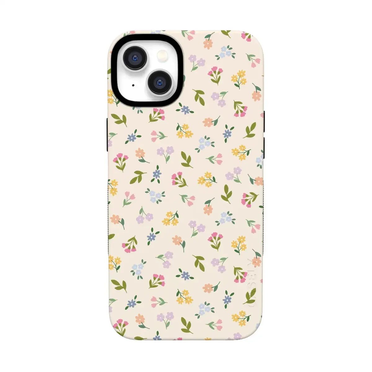 Casely iPhone 13 Case | Ditsy Floral | Tiny Flowers | Bold Protective Design | Compatible with MagSafe