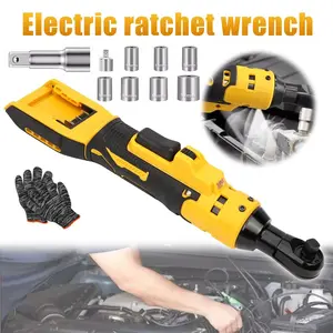 No Need Extra Batteries – Use Your DeWalt 20V with This Ratchet Wrench | 45 Ft-Lbs Max Torque | Compact & Lightweight | 8 Sizes Included | Ideal for DIY Mechanics