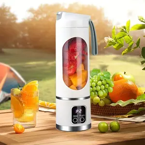 Best Portable Juicer Blender USB Charging, Compact and Portable, Makes Ice Smoothies Anytime Anywhere——travel, back to school, or the gym! Leak-proof design, makes smoothies and baby food in seconds,is a rechargeable mini blender suitable for vegetables.