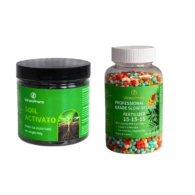 Activated fertilizer + controlled-release granular