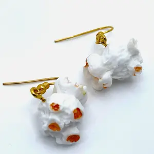 Popcorn Kernels Resin Earrings