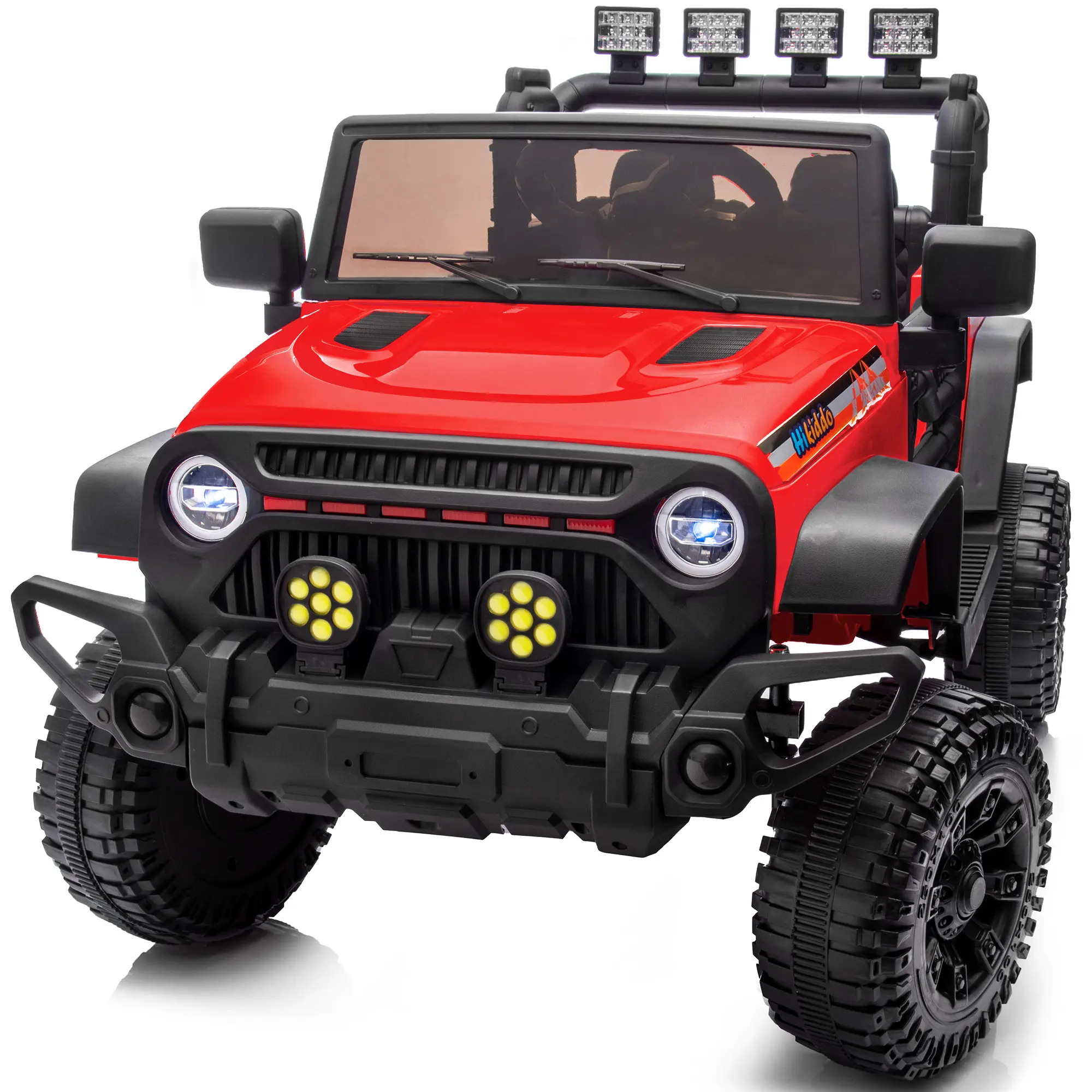 Hikiddo Kids Ride on Car Truck, Outdoorfun 24V Kids Electric Vehicles Car Ride on Toy for Toddlers 3-5 with Remote Control