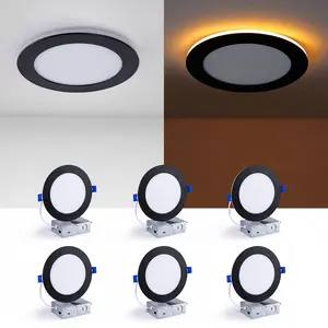 6.7 Inch LED Recessed Light Ultra-Thin Canless Wafer Light 6-Pack