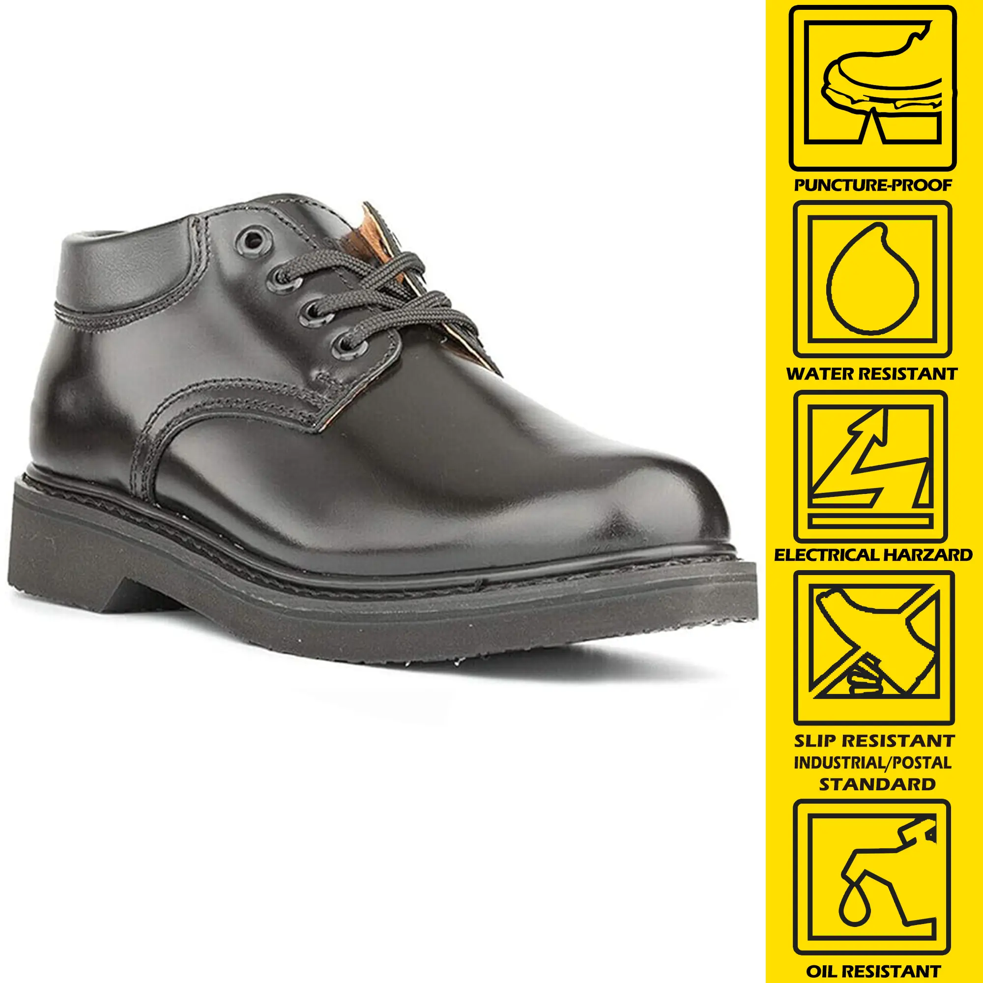 DieHard SureTrack Steel Toe Leather Oxford Work Shoes Men\'s 12 D Oil Resistant Amazon.com | HANDPOINT Men main image 2