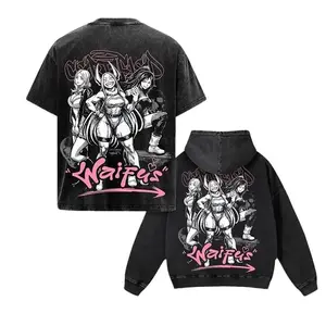 Mirko x My Hero Academia Tshirt Wash & Hoodie Wash – Oversize Unisex Cotton, Double Printed Cool Style, Classic Graphic Tee, Streetwear, Menswear, Gift For Anime Fan