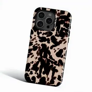 BEIGE TORTOISE Phone Case |           Blonde Tortoise Pattern, for iPhone 16 Pro Max, 16, 15 Plus, 14 Pro, 13, 12 Mini, 11,, More Models Compatible with Samsung Galaxy S25