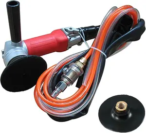 Air Grinder,4-Inch Air Wet Stone Polisher 5500 Rpm with Rear Exhaust,Air-Powered Stone Polisher