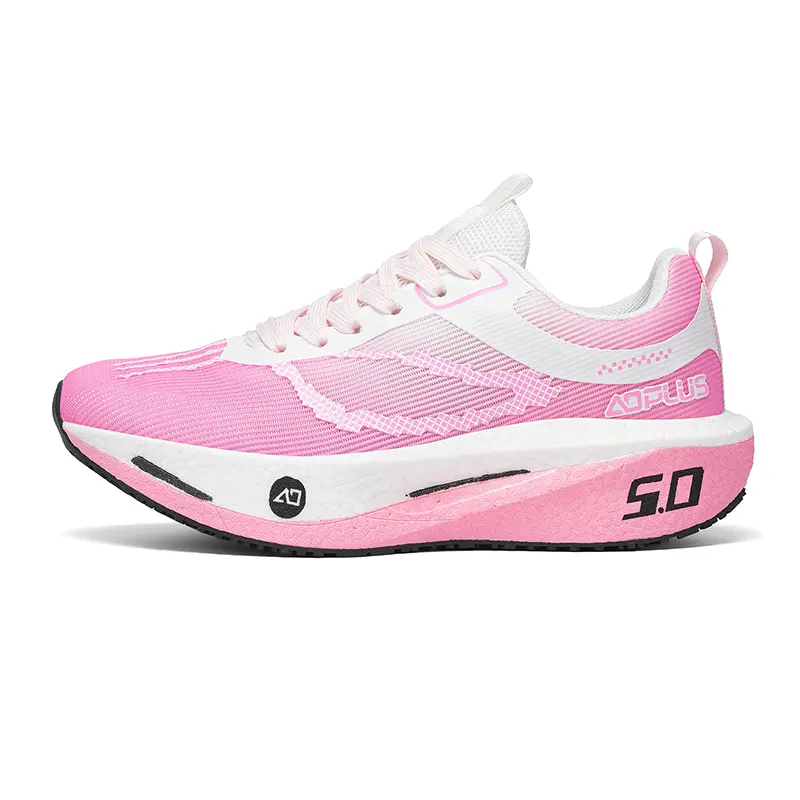 AOPLUS Women's Athletic Sneaker Footwear - Round-Toe, Cloud Cushioning, Lightweight Breathable Airflow Mesh, Shock-Absorbing Thick Sole, Supportive Flexible Design for Walking, Standing Runners