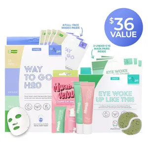 SoloVegan Lip Duo Value Set: Spring Glow Mwah-velous Guava Hydrating Treatment with Shea, Hyaluronic Acid, Lip Balm + Moisturizer, Lipstick, 2 Free Hydrogel Mask, Lip Glaze, Pack