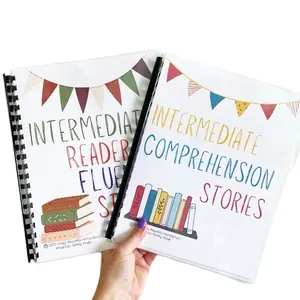 Intermediate BUNDLE. Intermediate fluency and intermediate comprehension bundle of both books. For 3rd and 4th grade Reading Materials Learning Materials