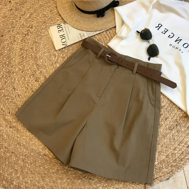 Khaki color [with belt]