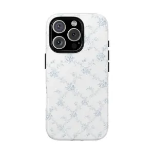 Love Shack Fancy Inspired Floral Phone Case, Coquette Aesthetic, iPhone 17 16 15 14 13 12 11