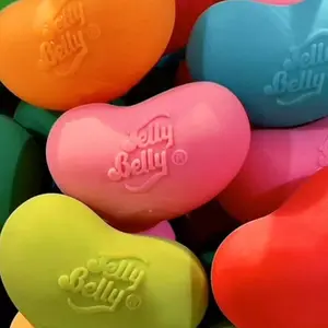 Jelly Belly Squishy Fidget Stress Balls 2-Pack | Scented Bean Toy | Soft Squeezable Texture | Compact Sensory Fidget Toy